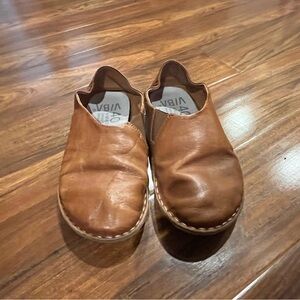 VIBA Brown Leather Men's/Women’s Shoes